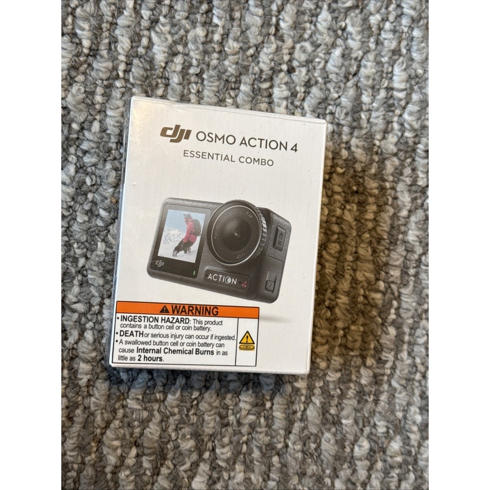 DJI Osmo Action 4 Essential Combo, 4K Action Camera Brand New Sealed
